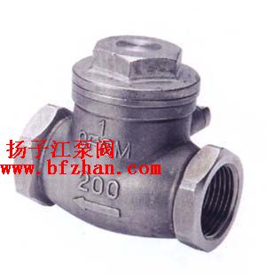 h14w-16p/r不锈钢螺纹旋启式止回阀