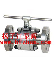 q41h锻钢三片式硬密封球阀